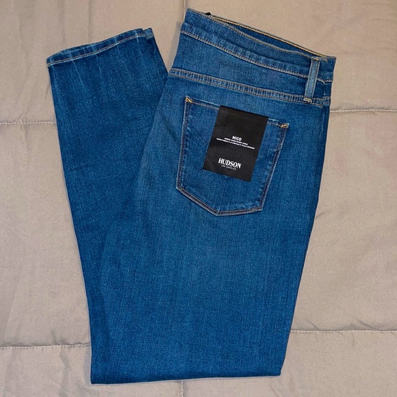 NWT Hudson Nico Mid-Rise Super Skinny Jeans Size 34 - Picture 1 of 6